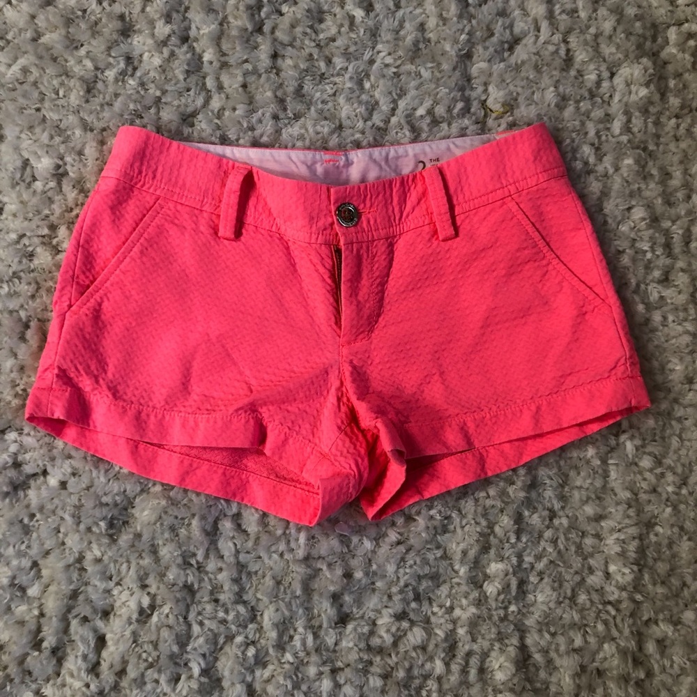 Lilly Pulitzer Walsh hot pink shorts